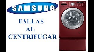 Fallas al centrifugar lavadoras samsung [upl. by Ahsuat]