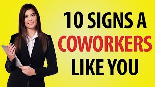 10 Signs A Female Coworker Likes You [upl. by Arakahs488]