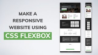 Learn to build a Responsive Website Using CSS Flexbox [upl. by Hoeve68]