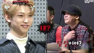 Felix and YG Conversation Stray Kids ep 7 Cut [upl. by Dinan]