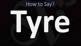 How to Pronounce Tyre BIBLE Lebanon [upl. by Komsa]