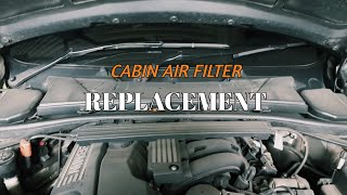 BMW X1 E84 2009  2015 CABIN AIR FILTER REPLACEMENT  DIY [upl. by Eadwine]