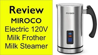 Review Miroco Milk Frother  How to make froth milk at home [upl. by Iruj150]