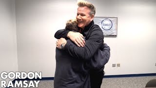 Young Girl Battling Cancer Gets a Surprise of a Lifetime from Gordon Ramsay [upl. by Yeliw]