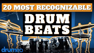 The 20 Most Recognizable Drum Beats [upl. by Urbanna799]