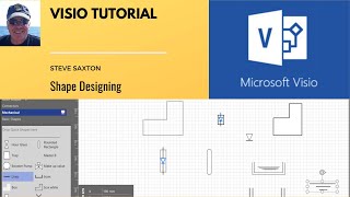 How to design your own shapes in Microsoft Visio [upl. by Wynnie]