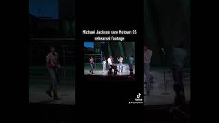 Michael Jackson rare Motown 25 rehearsal footage [upl. by Llewej]