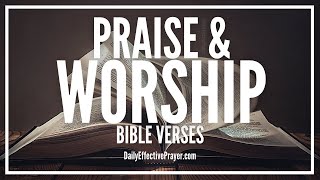 Bible Verses On Praise and Worship  Scriptures For Worshipping God Audio Bible [upl. by Jobyna]