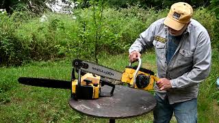 McCulloch Pro Mac 610 Chainsaw  Most Misunderstood  Maligned Chainsaw Ever Made [upl. by Onateag596]