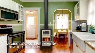 Small Wood Cookstove with Baking Oven Review [upl. by Notyep]