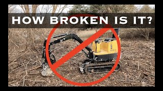 Chinese Mini Excavator 100 Hour Review [upl. by Llenwad]