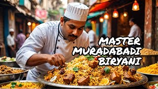 Mastering Famous Biryani MURADABADI CHICKEN BIRYANISTREET STYLE [upl. by Awahsoj]