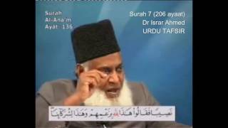 7 Surah Araf Dr Israr Ahmed Urdu [upl. by Kemble]