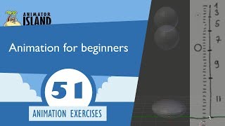 Animation Basics for Beginners  Bouncing Ball 2D amp 3D [upl. by Ninaj]