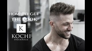 SERGIO RAMOS inspired hairstyle Short Spiky Men’s Haircut High skinfade [upl. by Ttenneb]