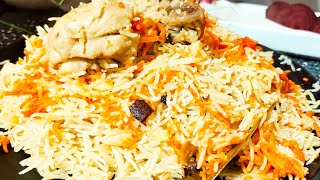 Muradabadi Chicken Yakhani Biryani Recipe [upl. by Aerdnahs466]