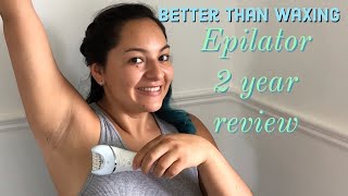 Philips Epilator 2 Year Review  The best way to remove hair  Philips Satinelle Advanced Epilator [upl. by Naujaj700]