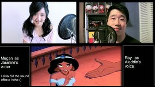 A Whole New World  Aladdin Cover by Megan Lee amp Ray Lee [upl. by Dyann]