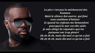 Maître Gims Le Pire  Lyrics [upl. by Hammel]