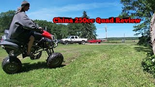 Zhejiang 250cc Sport Quad Review and Ride [upl. by Adnalor650]