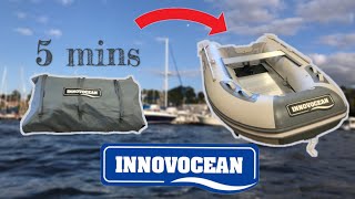 How to Assemble and Setup an Inflatable Boat in 5 Minutes [upl. by Ecinert336]