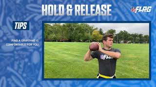 How to Throw a Football  NFL FLAG Drills [upl. by Eiser436]