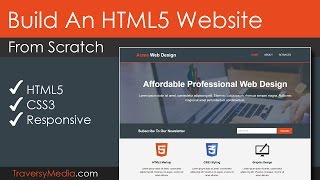 Build An HTML5 Website With A Responsive Layout [upl. by Hotchkiss]