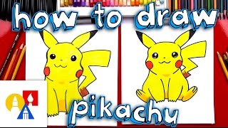 How To Draw Pikachu with color [upl. by Morty]