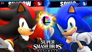 SONIC VS SHADOW  Sonic amp Shadow Play Super Smash Bros Ultimate [upl. by Neuberger736]