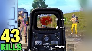 NEW WORLD RECORD  43 KILLS SOLO vs SQUAD  TACAZ PUBG MOBILE [upl. by Meeharbi]