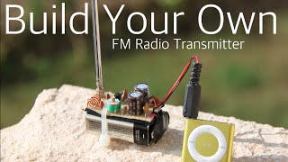 How to build a FM radio transmitter [upl. by Nirehs]