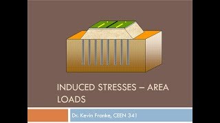 CEEN 341  Lecture 14  Induced Stresses Beneath Area Loads [upl. by Eaves]