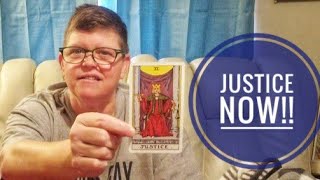 Basic Butch Tarot JUSTICE NOW Reading [upl. by Inerney]