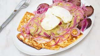 Dominican Mangú Recipe  Mangu Dominicano con Los Tres Golpes [upl. by Ching]