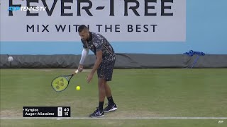 Two Nick Kyrgios Matches in One Day Best Moments amp Great Shots  Queens 2019 [upl. by Sirkin281]