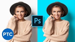 How To Change Background Color in Photoshop Fast amp Easy [upl. by Bickart577]