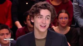 English SubtitlesTimothée Chalamet SPEAKING FRENCH  Quotidien 1182019 [upl. by Andrey]