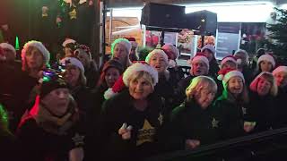 WHAT CHRISTMAS MEANS TO ME Rock Choir at Birkdale Lights Switch On 1st December 2024 [upl. by Anirbak]