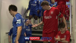 Steven Gerrard pranked by Chelsea mascot [upl. by Mallina]