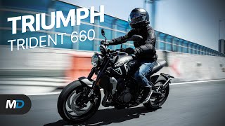 2021 Triumph Trident 660 Review  Beyond the Ride [upl. by Nitniuq]