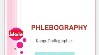 Phlebography  Radiology procedure [upl. by Duky80]