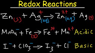 How To Balance Redox Reactions  General Chemistry Practice Test  Exam Review [upl. by Carolynn]