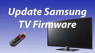 How To Upgrade Software Version on a Samsung TV NonSmartTV [upl. by Eltrym541]