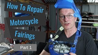 How To Repair Cracked and Broken Motorcycle Fairings Tutorial [upl. by Ahsima]