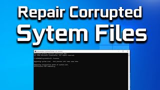 How to Fix Corrupted Files on Windows 10 2025 Tutorial [upl. by Gwenore]