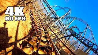 Thunderation Roller Coaster Front Seat 4K60 POV Silver Dollar City Branson Missouri [upl. by Tema]