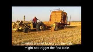 New Holland Stackliner 1030  Bale Stacker at Work [upl. by Zilvia]