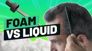 Rogaine Foam Vs Liquid  Which Works Better For Hair Loss [upl. by Rhu]