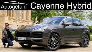 Porsche Cayenne Hybrid FULL REVIEW 2019 Plugin EHybrid PHEV  Autogefühl [upl. by Mongeau]