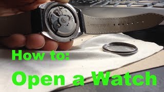 How to Open a Watch Back Without a Wrench [upl. by Nylloh]